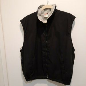 Union Line Black Fleece Lined Vest Size M